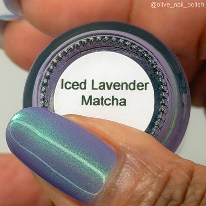 Iced Lavender Matcha
